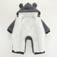 thumbnail image 3 of Gibobby Unisex Baby Onesie, Long Sleeve 100% Cotton Baby Clothes, Baby Footless Jumpsuit(Grey,9-12 Months), 3 of 7