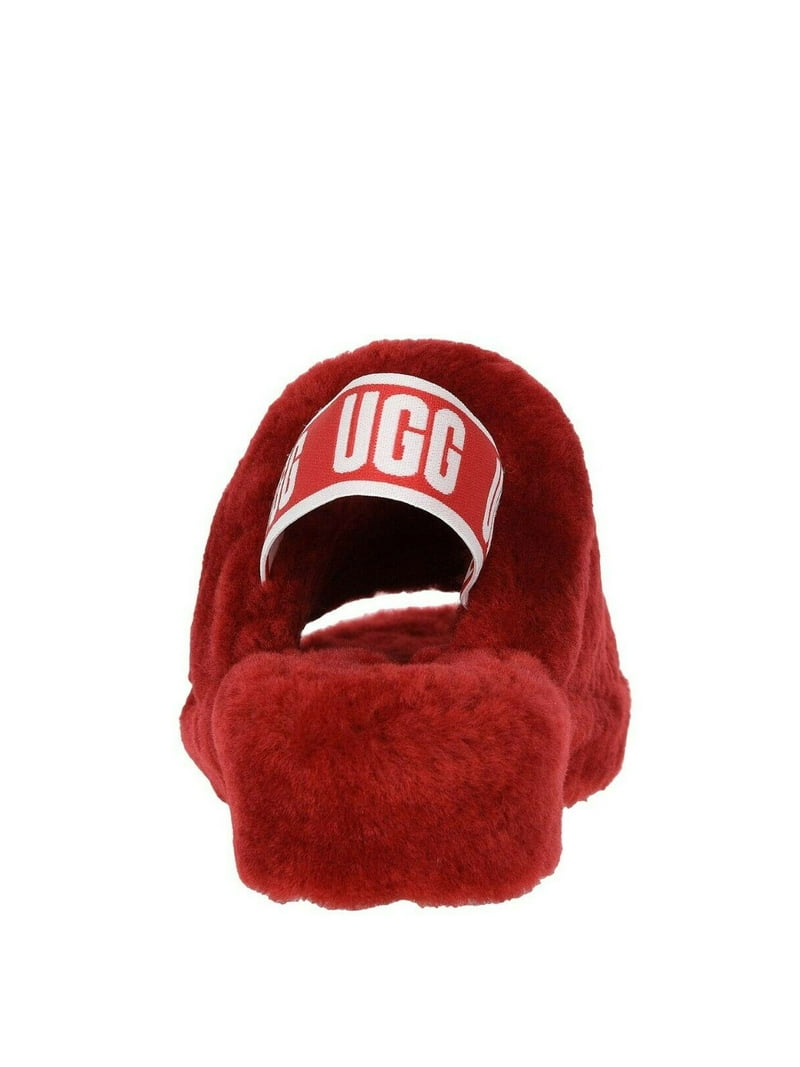 UGG Women's Fluff Yeah Slide Sheepskin Slipper Sandals with Plush