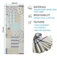 thumbnail image 2 of Pioneer Flower Floral Print Pattern Hot Yoga Mat Towel Non Slip for Hot Yoga - Quick-Drying Yoga Mat Cover with 4 Corner Pockets with Travel Bag - Hot Yoga Towel Non Slip 70"x26", 2 of 6