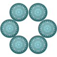 thumbnail image 2 of GZHJMY Mexican Talavera Round Placemats Set of 4, Non-Slip Heat Resistant Washable Table Mats for Kitchen Dining Table Decoration, 15.4", 2 of 6