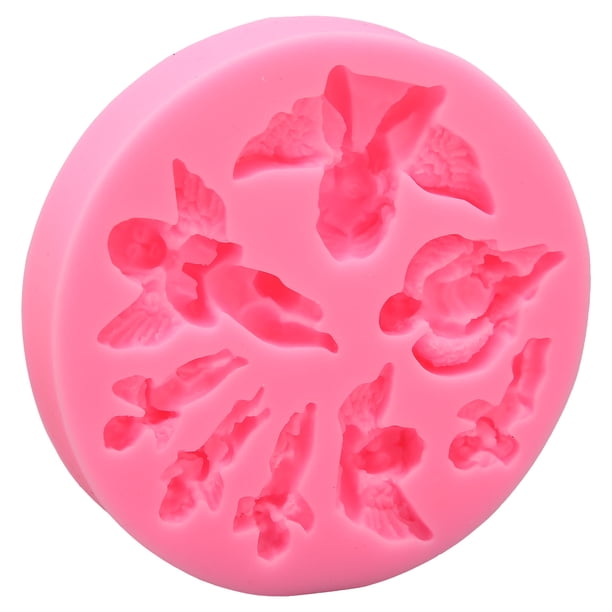 Molde de chocolate, molde con forma de bebé ángel, molde para decoración de pasteles, molde para fondant, confiabilidad excepcional