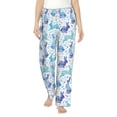 thumbnail image 2 of Lsque Rabbit2 Print Women's Pajama Pants, Lounge Pant - Comfortable Home Wear,Elastic Waistband, Stylish Design-Medium, 2 of 9