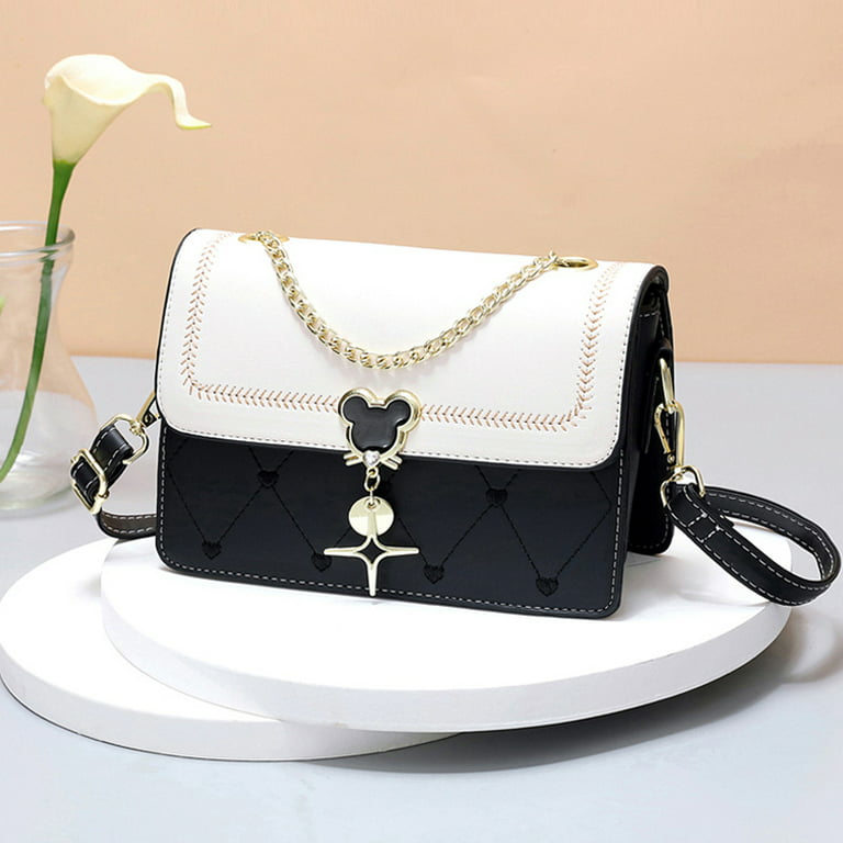 Milan Fashion - Faux Leather Crossbody Bag