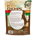 thumbnail image 3 of Pork Chomps Premium Rawhide-Free Pork Skin Twists for Dogs, Assorted Flavors, 6 Inch, 24 Count, 3 of 10