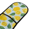 thumbnail image 2 of Dailycode Double Sided Oven Mitt with Loop Heat Resistant Kitchen Long Potholders 7" x 35" Leaf and Lemon Slice, 2 of 6