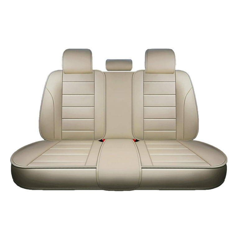 Inch Empire Full Set Universal Fit Car Seat Covers for Most Sedans, Beige 