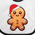 thumbnail image 4 of Inktastic Gingerbread Man First Christmas Boys or Girls Baby Bib, 4 of 4