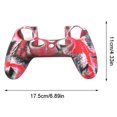 thumbnail image 4 of PS4 Controller Skin Grip Cover Case Set Protector de silicona suave Gel Goma Shell Antideslizante Thumb Stick Caps para Playstation 4 Controller Gaming Gamepad Xemadio 2033315-28, 4 of 9