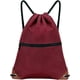 thumbnail image 1 of Bolsa con cordón para mujer y hombre, bolsa deportiva impermeable, mochila con cordón, bolsa deportiva para gimnasio, mochila grande resistente al agua, bolsillo exterior con cremallera, 1 of 7