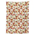 thumbnail image 3 of Ambesonne Christmas Tablecloth Rectangular Table Cover, Santa Snowman Elves, 52"x70", Multicolor, 3 of 4