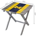 thumbnail image 2 of Imperial Gray Michigan Wolverines Folding Adirondack Table, 2 of 3