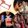 thumbnail image 4 of VKLU 1Pc Universal Popcorn Bucket Handle, Foldable Popcorn Tub Holder with Ergonomic Grip, BPA-Free Movie Night Snack Carrier for Theater & Home, Black, 4 of 9