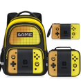 thumbnail image 1 of Mochila JIRAIKEI Kids Gamer Boys 17 con fiambrera y estuche para lápices, 1 of 7
