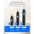 thumbnail image 2 of Waterdrop RF17 Replacement Filter Cartridge for 17UA/17UB Under Sink Water Filter, Reduces PFAS, PFOA/PFOS, Lead, Chlorine, Bad Taste & Odor, NSF/ANSI 42 Certified, 24K Gallons High Capacity, 2 of 8