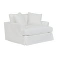 thumbnail image 2 of Ciara 53" Upholstered Chair and a Half in Pearl, 2 of 11