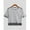 Grey, variant on Men's Hollow Crop Tops O-neck Short Sleeve Patchwork Transparent Tee Shirts