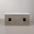 thumbnail image 6 of Water Creation 72"W Wood Double Bathroom Vanity in Gray Oak/Chrome, 6 of 11