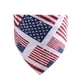 thumbnail image 3 of Toalla Tipo Bandana para La Saliva de Mascotas, Ideal para Perros y Gatos | Pañuelo Triangular Rojo, Blanco y Azul con El Día de La Independencia | Tejido de Poliéster Absorbente | Mantiene a Las Mas, 3 of 5