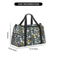 thumbnail image 3 of Rocae Flowers and Bee Print Hand Travel Bag Travel Duffel Bag and Fitness Bag, Women's Waterproof Weekend Tote, Men's Travel and Fitness Essentials, 3 of 7