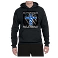 thumbnail image 2 of Wild Bobby, Didn't Come To Be Served Come to Serve, Inspirational/Christian, Unisex Graphic Hoodie Sweatshirt, Black, Small, 2 of 3