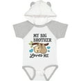 thumbnail image 3 of Inktastic My Big Brother Loves Me with Sloth and Hearts Boys or Girls Baby Bodysuit, 3 of 5