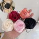 thumbnail image 3 of Vintage Rose Flower Necklace Fashion Choker Elegant Clavicle Chain Necklace--Pink-Product code 48404 Pink, 3 of 4
