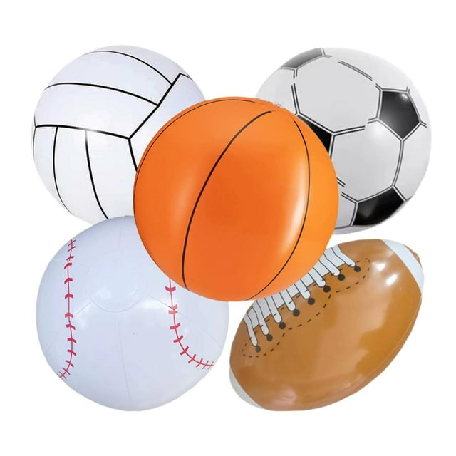 Bolas de playa inflables Propiedades Sports Props Juegos de baloncesto de fútbol Juguetes de agua para la fiesta de deportes acuáticos Actividad al