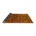 thumbnail image 2 of Ahgly Company Indoor Square Persian Yellow Traditional Area Rugs, 7' Square, 2 of 4