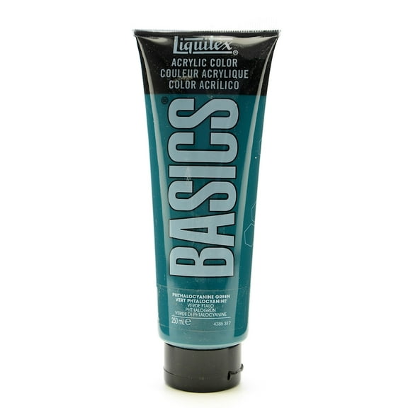 Basics Acrylics Colors phthalocyanine green, 8.5 oz., tube (pack of 2)