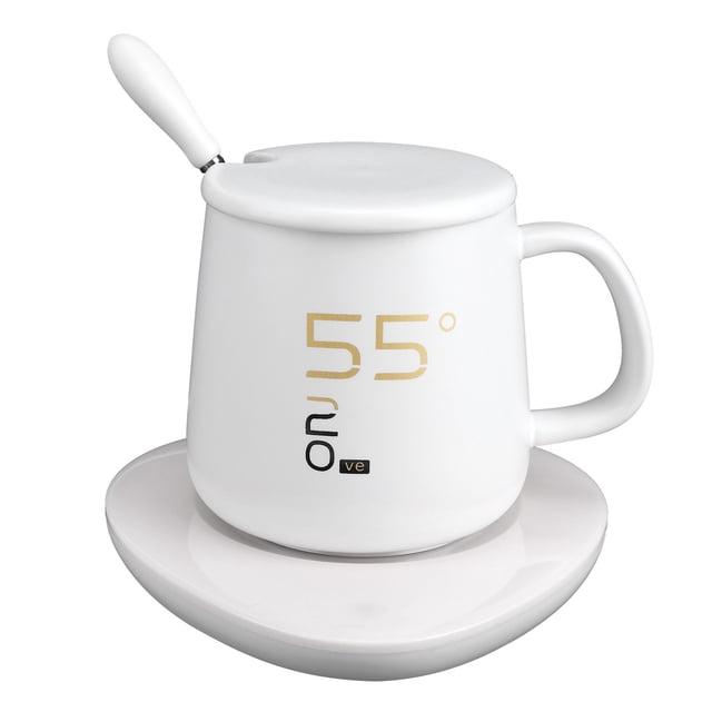 Calentador de tazas, juego de tazas de café Taza de cerámica Estera calefactora Calentador de tazas Eficiencia óptima