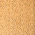 thumbnail image 1 of Ahgly Company Indoor Square Solid Orange Modern Area Rugs, 4' Square, 1 of 4