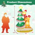 thumbnail image 3 of Gymax 7 ft Inflatable Christmas Tree w/ 7 Internal LED Lights & Built-in Fan for Yard Outdoor, 3 of 6