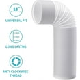 thumbnail image 4 of YOUHO Portable Air Conditioner Exhaust Hose - 5.9 Inch Diameter - 80" Long - Universal Flexible Anti-Clockwise Room Airconditioner AC Vent Replacement Tube - Window Kit Extension Accessories, 4 of 8