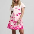 thumbnail image 5 of Levmjia Womens Summer Dress Casual V Neck Floral Short Sleeve Slim Fit Polyester Comfortable Vacation Beach Party Work Multi Colors, 5 of 7