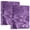 Abstract- Purple, variant on D-shaped Binder with 3 Ring - PVC Waterproof 1.5 in Binder with Clear Pocket, Abstract- Blue ，1 pack