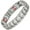 Silver, variant on Mens Magnetic Bracelet Titanium Steel Magnetic Bracelet with Double Row 4 Elements Magnets,Father's Day Gifts