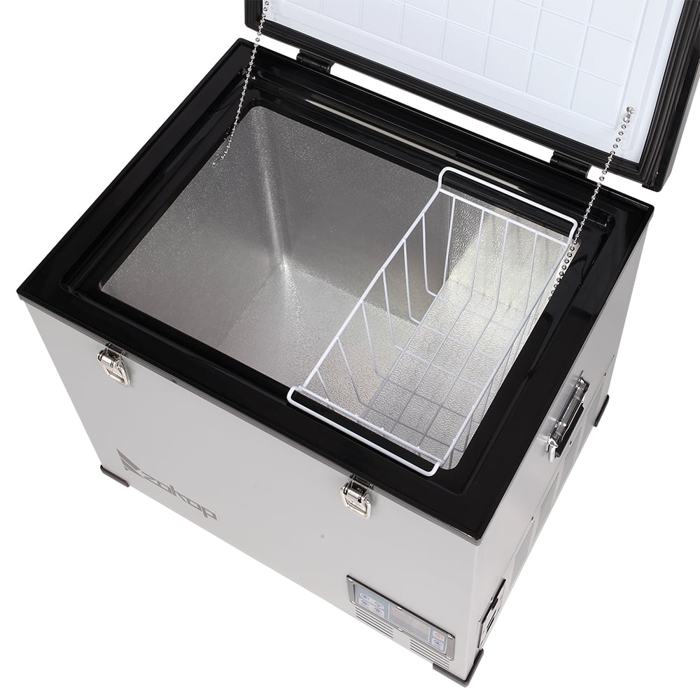 2.1CU.FT Portable Refrigerator, Car Fridge Freezer, Mini Fridge Freezer for Driving, Travel