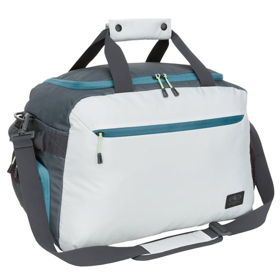 Athletic Works Urban Duffle Bag for Adults, Easy Care Sports Bag, Foggy Dew Gray