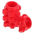 thumbnail image 1 of OULII 4Pcs Practical Barbell Fixing Nut in Red Plastic for Dumbbell Screw Lock, 1 of 7