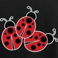 thumbnail image 3 of CafePress - Trio Of Ladybugs Pajamas - Women's Short Sleeve Print T-Shirt and Pants Dark Cotton Pajama Set, 3 of 7