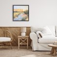 thumbnail image 3 of Stupell Industries Transitional Painted Plateau River Reflection Black Floating Frame Canvas Art, 18 x 18, by Petals Prints Design, 3 of 8