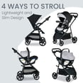 thumbnail image 2 of Britax Willow Brook S+ Baby Travel System, Infant Car Seat and Stroller Combo with Alpine Base, ClickTight Technology, SafeWash Insert and Cover, Glacier Onyx, 2 of 5