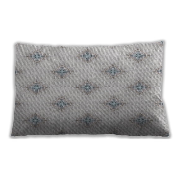 Ahgly Company Outdoor Rectangular Patterned Lumbar Throw Pillow, 13 inch by 19 inch