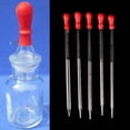 thumbnail image 4 of Guardurnaity Pipeta graduada de vidrio, bulbo de goma, experimento escolar de laboratorio, cuentagotas, dispensación de 0,5 ml, 1 ml, 2 ml, 3 ml, 1 ud. Tratamientos faciales Rojo 0.5 ml Guardurnaity MR5466-01, 4 of 6