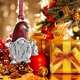 thumbnail image 4 of Adornos para árbol de Navidad, adorno conmemorativo, adorno navideño, colgantes de decoración Xma para decoración del hogar de vacaciones Xma, plateado (1 juego, rojo plateado), 4 of 5