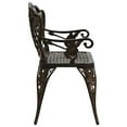 thumbnail image 2 of vidaXL Garden Bench 108 cm Cast Aluminium Bronze, 2 of 4