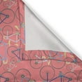 thumbnail image 4 of Ambesonne Bike Window Valance, Colorful Retro Racing Bicycles, 54" X 18", Coral and Multicolor, 4 of 5