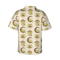thumbnail image 3 of Daiia Frogs Hawaiian Shirt for Men Gentle Cotton Regular Short Sleeve Casual-Large, 3 of 9