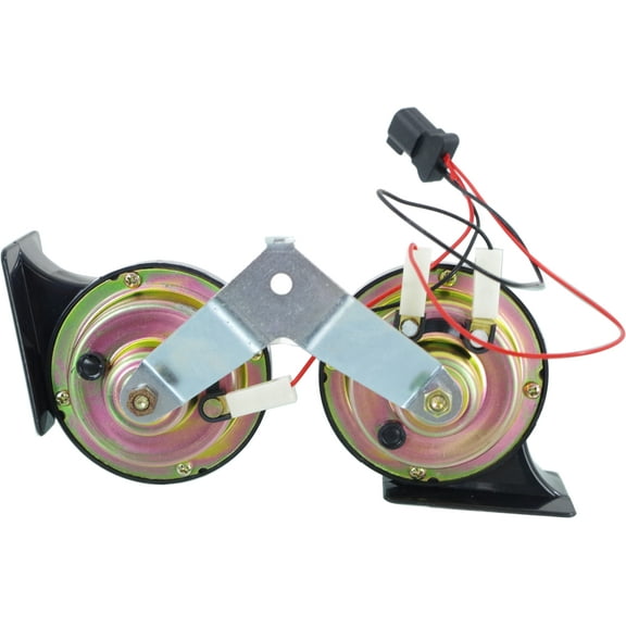 Horn Compatible with 2006-2008 Lincoln Mark LT 2004-2008 Ford F-150 8Cyl 6Cyl 5.4L 4.6L 4.2L High/Low