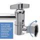 thumbnail image 2 of Adjustable Shower Arm Extension By, Brass Shower Head Extension Arm with High Polished Chrome Finish, 2 of 5